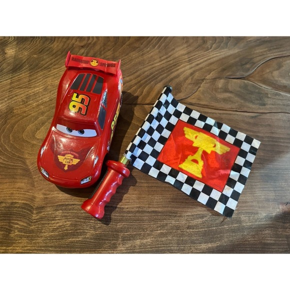 Mattel Other - Mattel 2016 Cars Flag Finish Flash Lightning McQueen Disney Cars